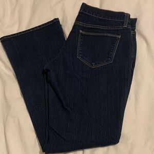 Old Navy Dark Blue Straight Leg Jeans, size 4s